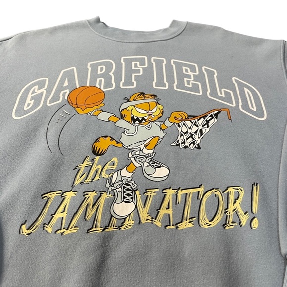 Closing Sale - Garfield - "The Jaminator" Women's Crewneck Sweater - Picture 2 of 5